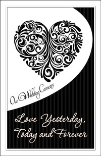 Wedding Program Cover Template 6A - Graphic 5